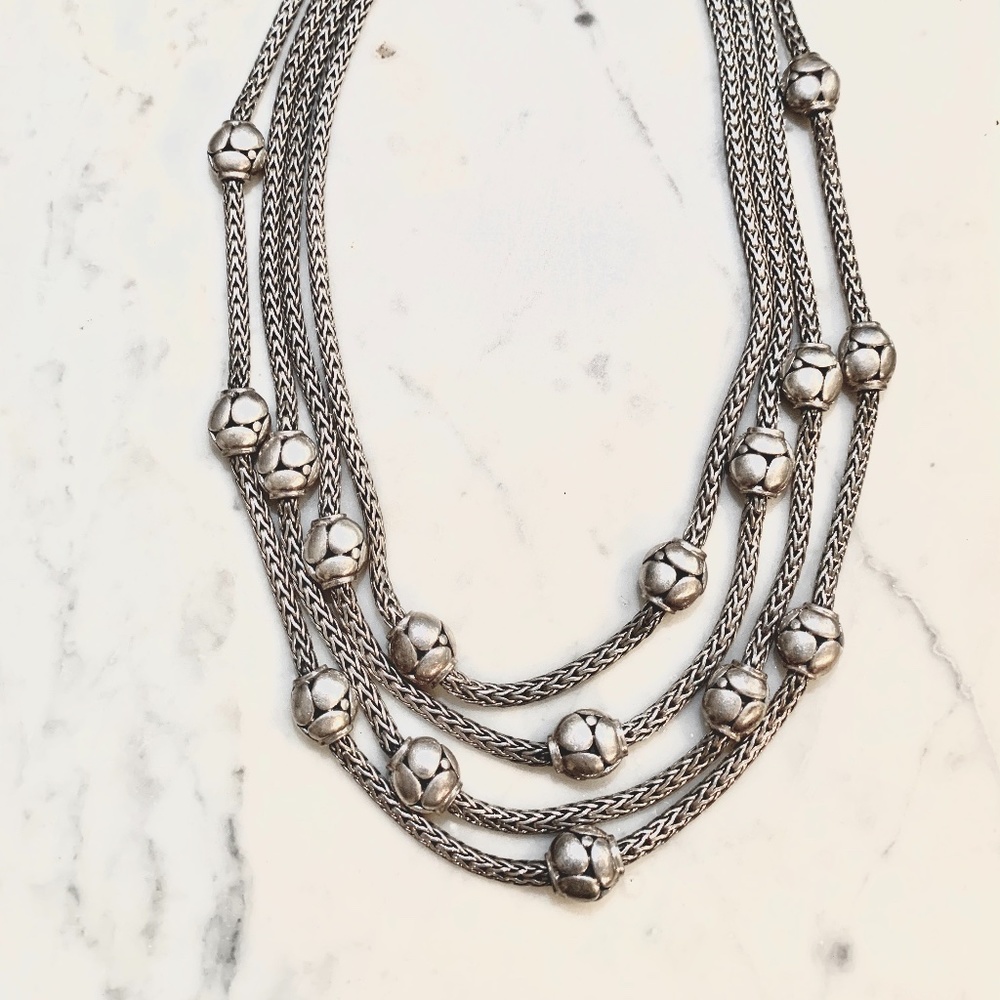 John Hardy 4 strand necklace Batu Sari collection